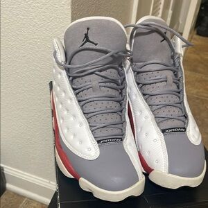 Air Jordan Retro Sneakers - White and Gray